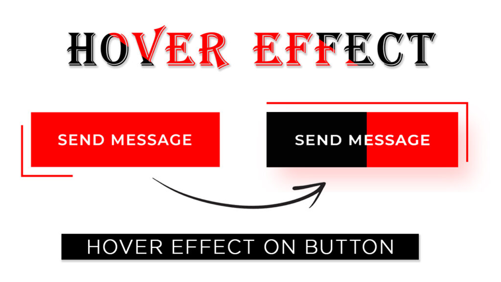 hover effect on buuton with html and css