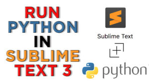 sublime text run python in console