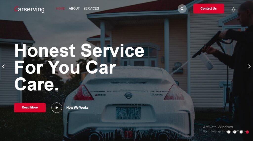 Auto and Transportation Website Template