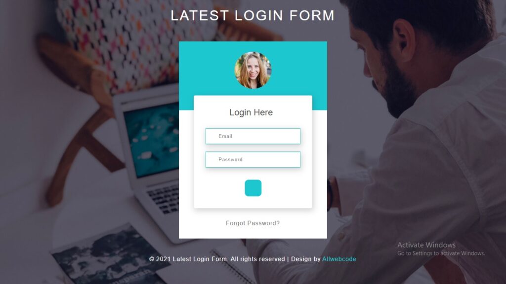 Login Form in HTML and CSS