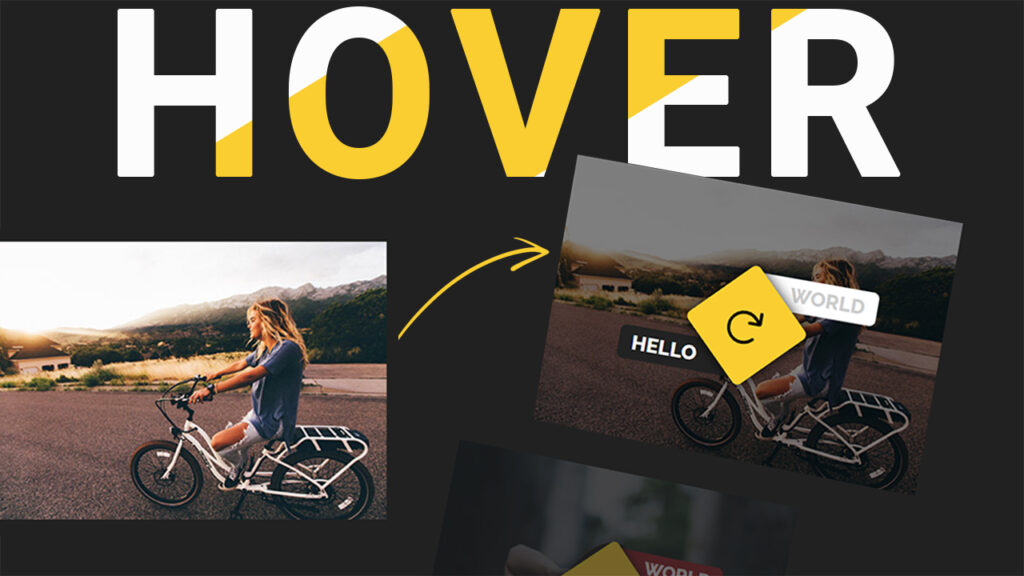 image hover overlay content