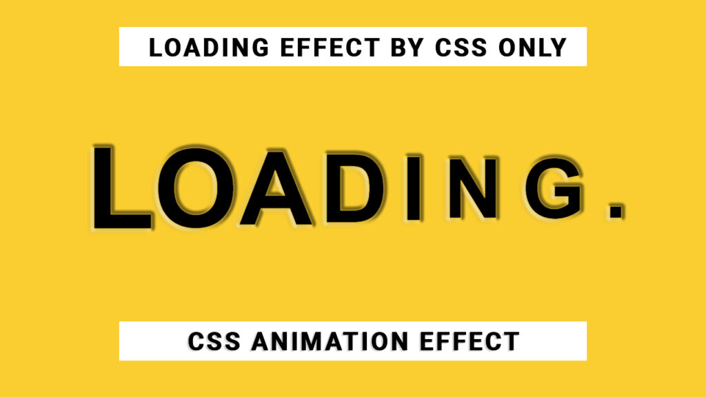 loading effect in css