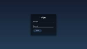 Login Form in HTML CSS