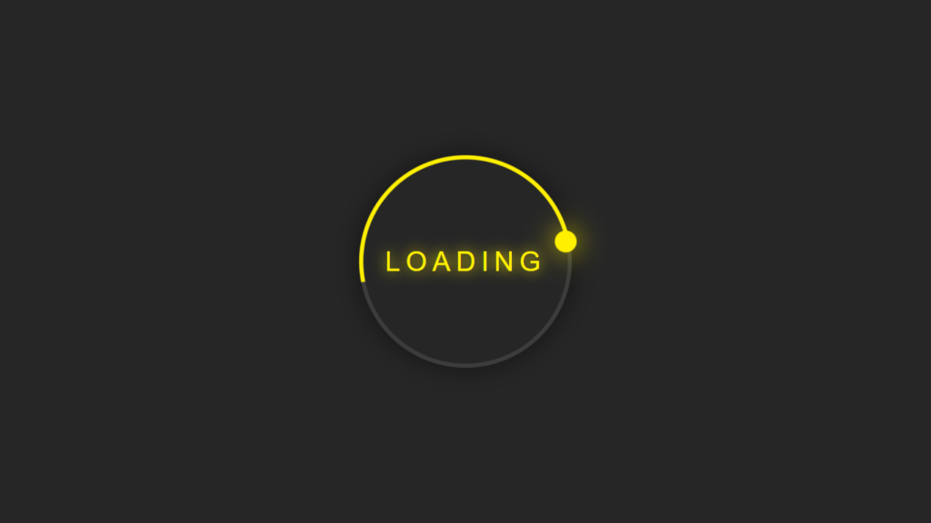 Loading Animation in HTML CSS