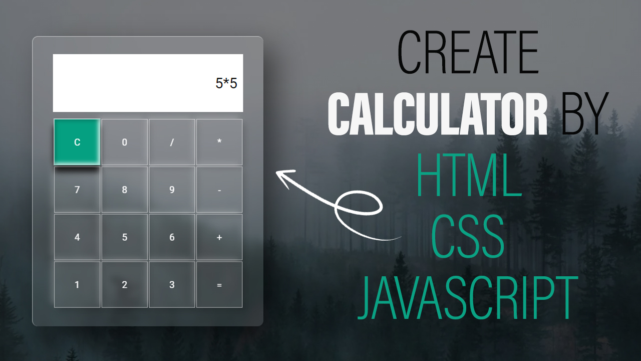 Calculator in HTML and CSS with Source code