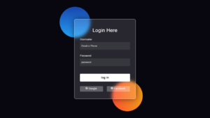 Login Form in HTML CSS